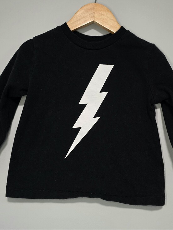 GAP Other - Kids Black Lightning Bolt Long Sleeve Shirt